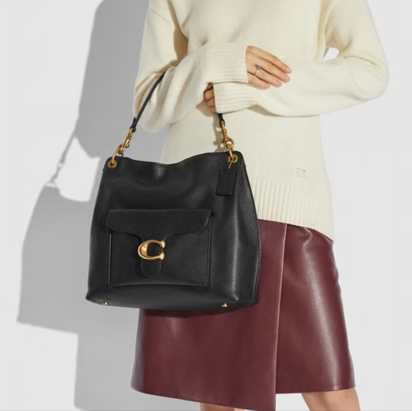 COACH Black Tabby Hobo Crossbody Bag - Picture 17 of 17